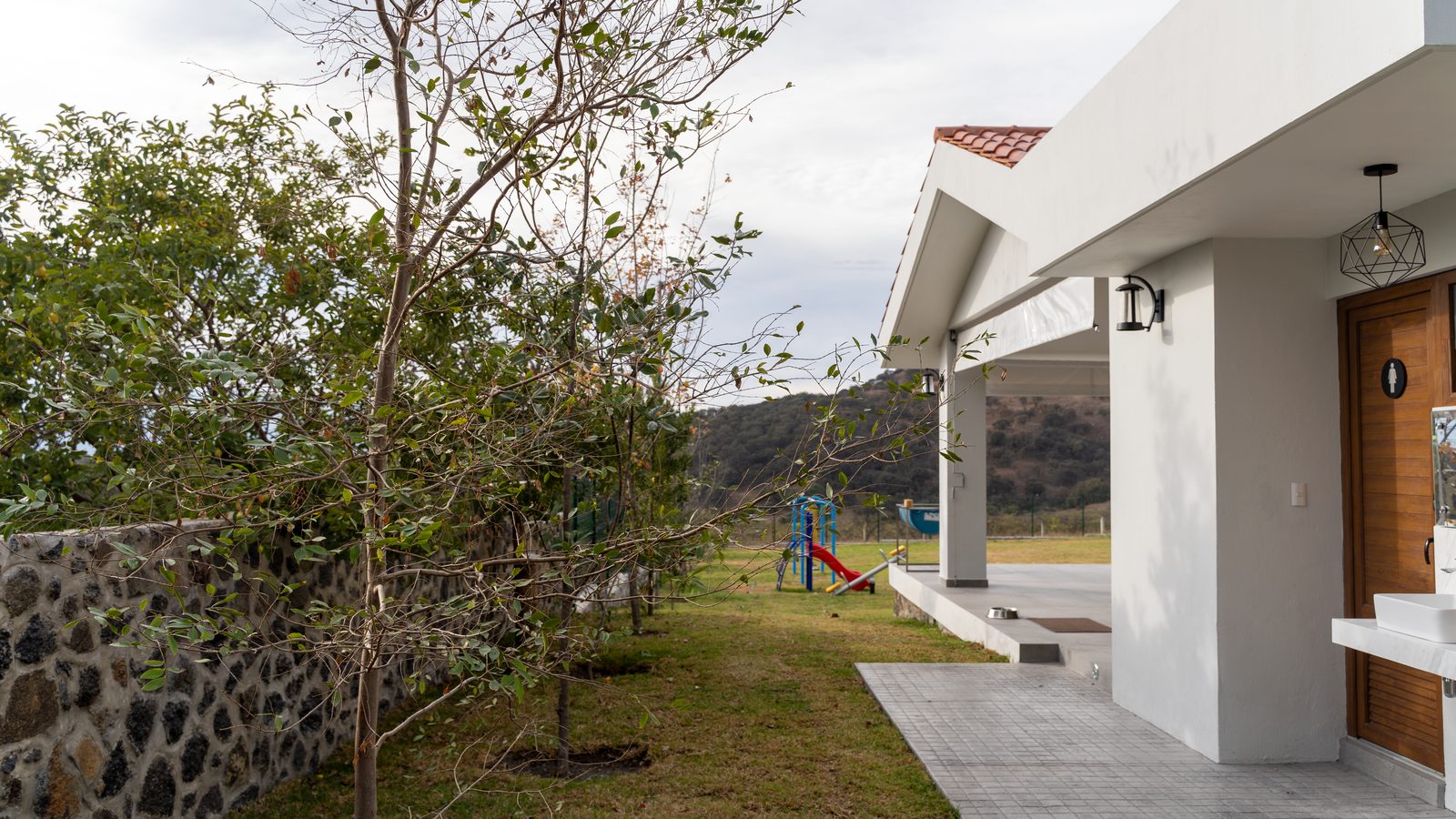 Fachada de casa terminada