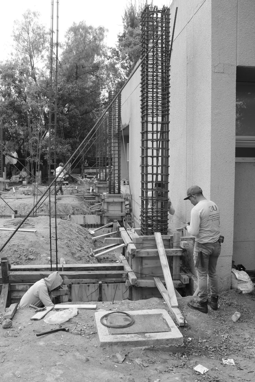 Estructura metálica de obra civil